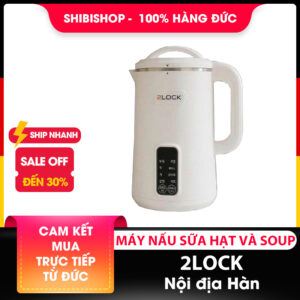 Máy làm sữa hạt & nấu soup 2LOCK KOREA dung tích 0.8L
