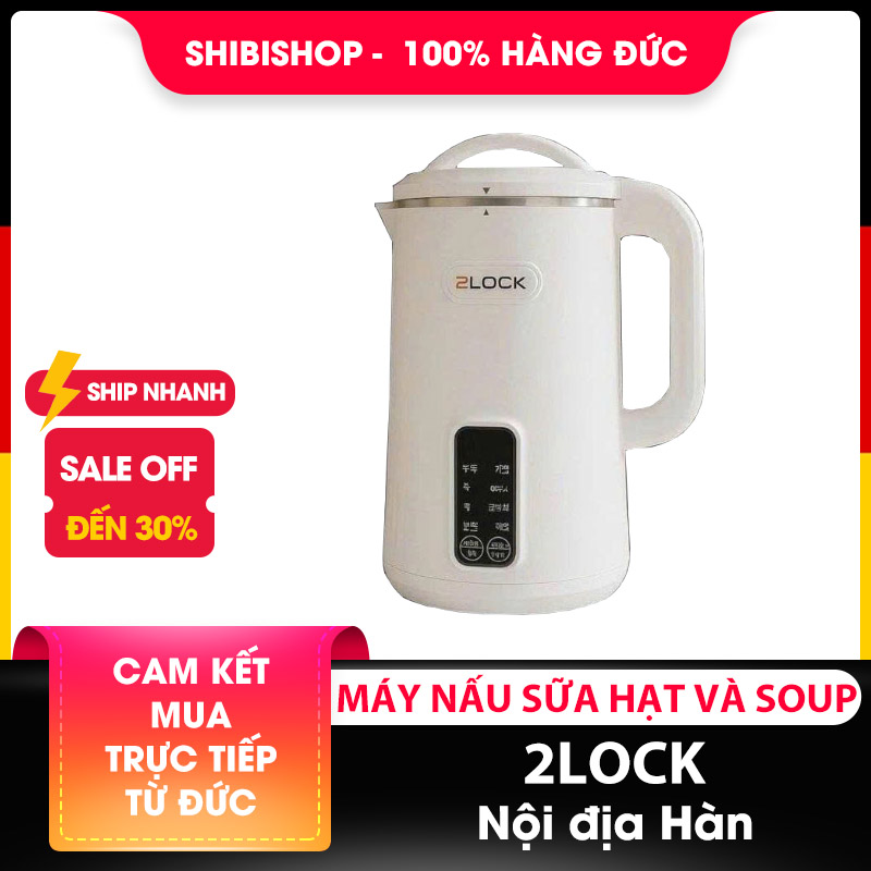 Máy làm sữa hạt & nấu soup 2LOCK KOREA dung tích 0.8L