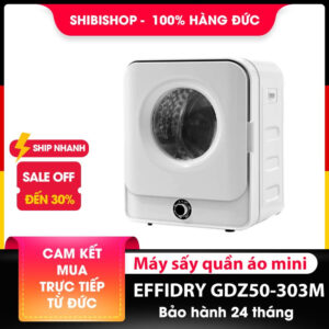 Máy sấy quần áo mini EFFIDRY GDZ50-303M 5kg 830W