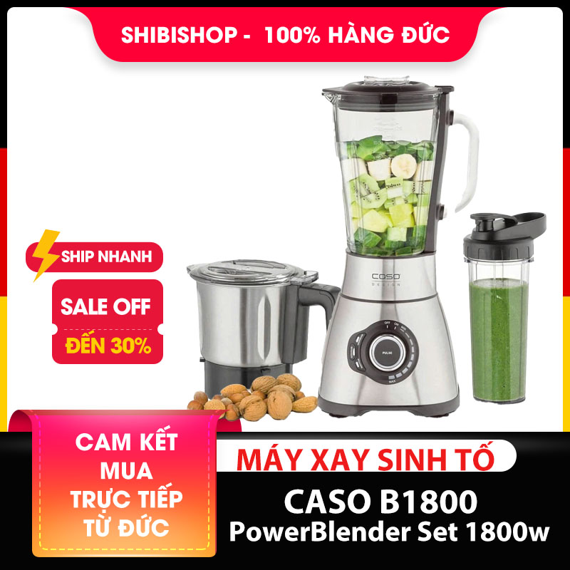 Máy xay sinh tố CASO B1800 PowerBlender Set - 1800W