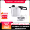 Nồi áp suất Fissler 4,5L Vitavit PREMIUM, Made in Germany, kèm xửng hấp