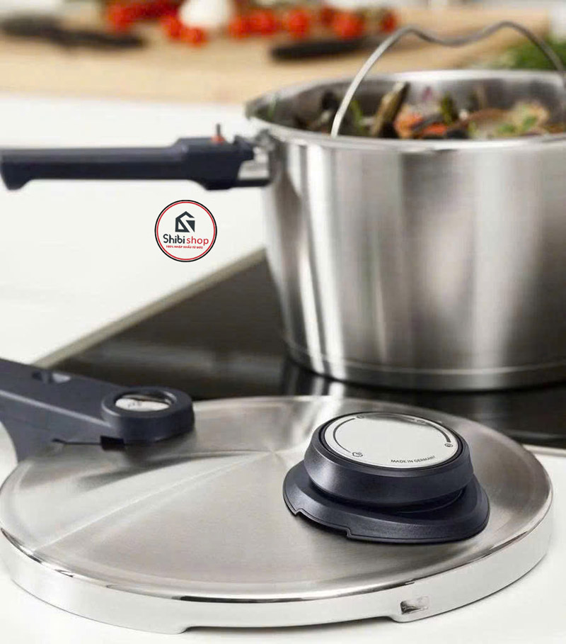 Nồi áp suất Fissler 4,5L Vitavit PREMIUM, Made in Germany, kèm xửng hấp - Ảnh 2