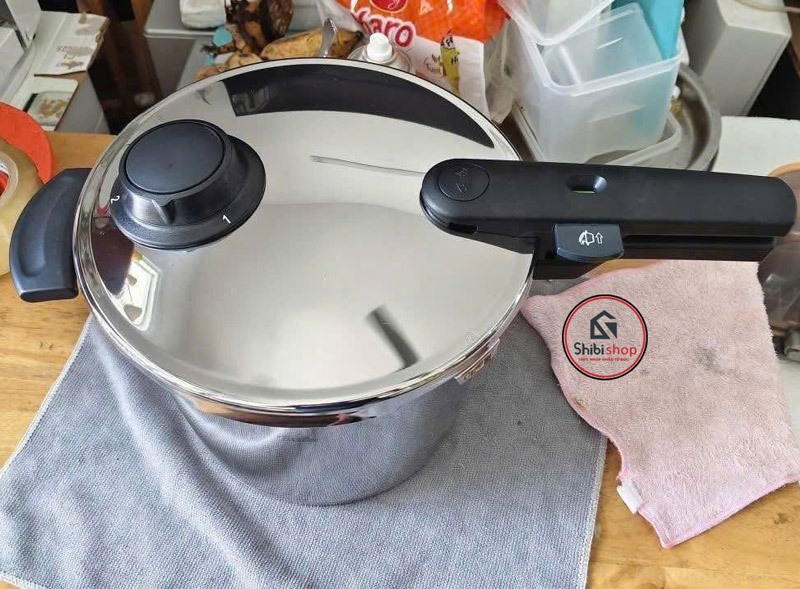Nồi áp suất Fissler 6,5L Vitavit PREMIUM, Made in Germany, kèm xửng hấp - Ảnh 5