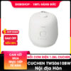 Nồi cơm điện cao tần Cuchen áp suất kép CRH-TWS0610BW 1.08L