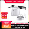 Nồi áp suất Fissler 6,5L Vitavit PREMIUM kèm xửng hấp