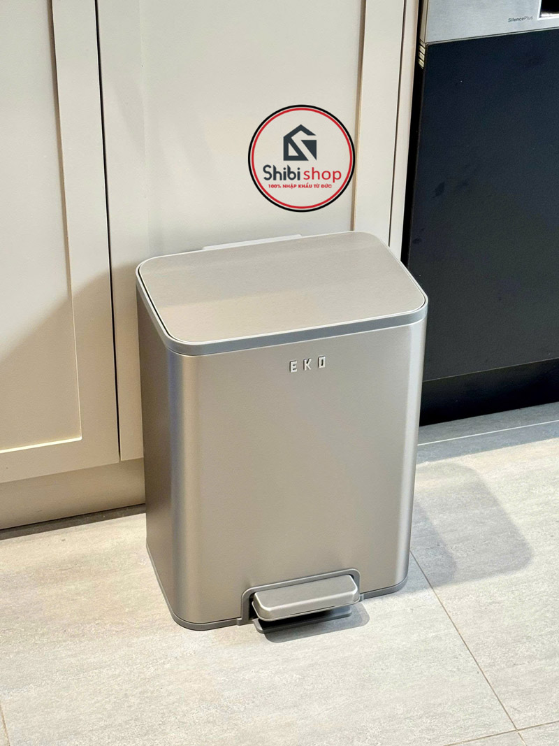 Thùng rác đạp chân EKO Marina EK9161MMT-20L màu inox - Ảnh 6