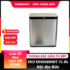 Thùng rác gắn tủ bếp EKO EK9008MMT-7L-BL màu inox