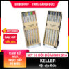 Set 10 đôi đũa inox 316 KELLER nội địa Đức