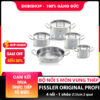 Bộ nồi Fissle Original Profi 5 món vung thép kèm chảo 2 quai 28cm made in Germany