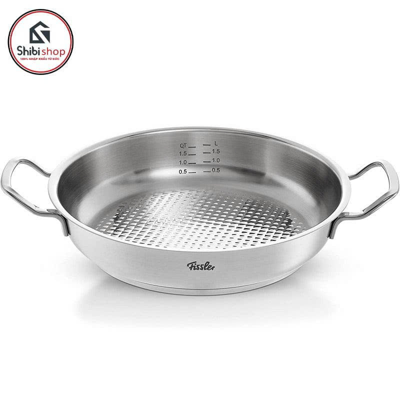 Bộ nồi Fissler Original Profi 5 món vung thép kèm quánh và chảo 2 quai 24cm made in Germany - Ảnh 4