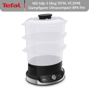 Alternative view of Nồi hấp điện 3 tầng Tefal VC2048 dung tích 9L, nhựa không BPA cao cấp