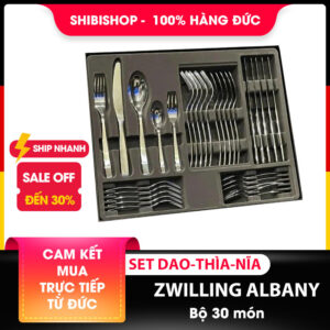 Set dao dĩa ZWILLING ALBANY 30 món- nội địa Đức