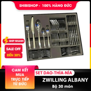 Set dao dĩa ZWILLING ALBANY 30 món - Nội địa Đức
