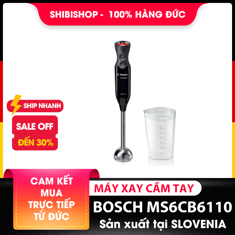 Máy xay cầm tay Bosch MS6CB6110 công suất 1000W