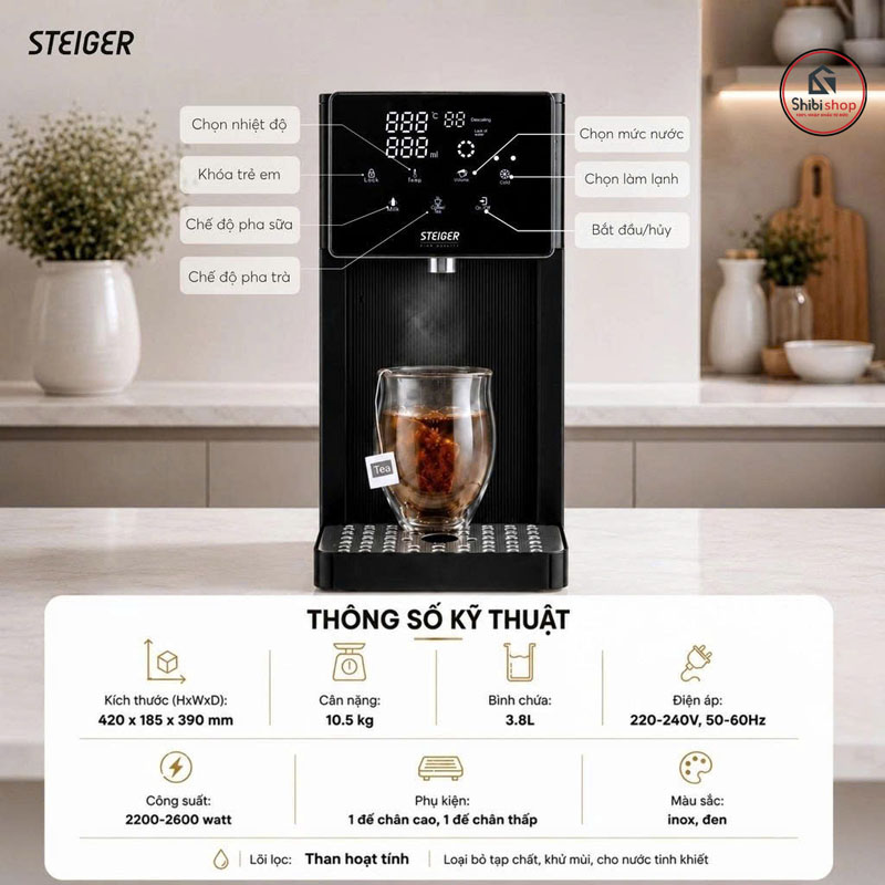Bình thủy điện Steiger STG850-HC - Ảnh 7