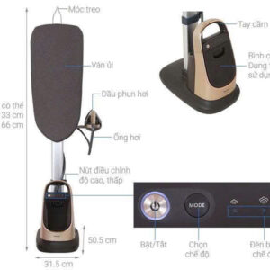 Bàn là hơi nước đứng PHILIPS AIS8540/60 - Ảnh 2