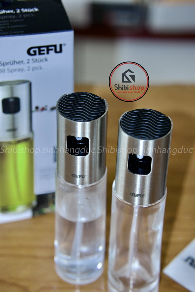 Set 2 bình xịt dầu giấm GEFU NEVA dung tích 100ml mỗi bình - Ảnh 5