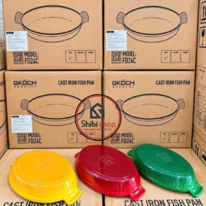 Chảo gang GKÖCH FD24C OVAL phủ men sứ cao cấp - Ảnh 6