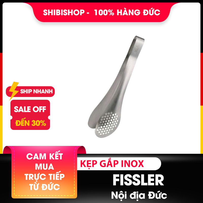 Kẹp gắp Fissler 23cm chất liệu thép không gỉ cao cấp