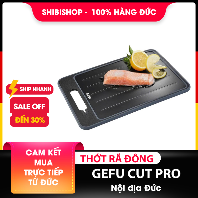 Thớt rã đông GEFU CUT PRO hỗ trợ rã đông nhanh hơn 60%