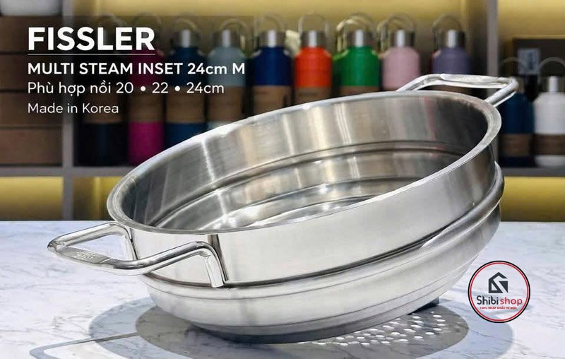 Xứng hấp inox FISSLER MULTI Steamer Inset 24cm-M - Ảnh 5