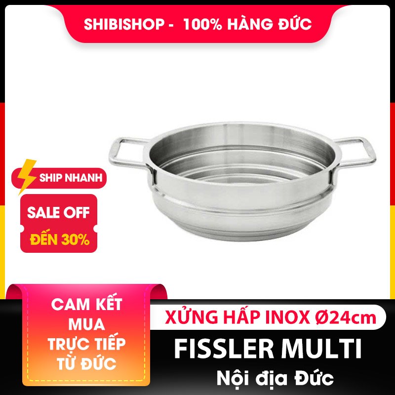 Xứng hấp inox FISSLER MULTI Steamer Inset 24cm-M
